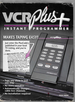 Vintage VCR+ Instant VHS Player Recorder Programmer New Open Box