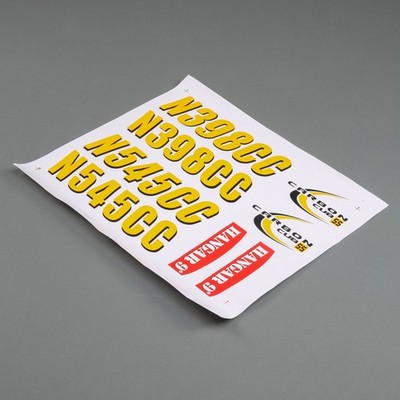 Hangar 9 Decal Set Carbon Cub 15cc HAN506519 Decals Trim Pilots Scale Accys