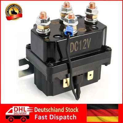 MARKENLOS Magnetschalter Schwerlast Relais ATV Seilwinde Solenoid 12V 250A 3000lb-5000lb