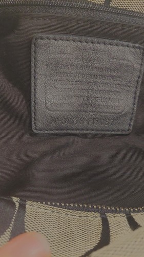 Coach wandelbare Schulter Signatur schwarz & grau Reisetasche – Stil F15067 - Bild 6 von 18
