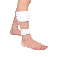 Orthomen AFO Drop Foot Brace - Dual-Strap Half Sole Design Medical Ankle M-Right