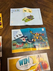 Lot of 6 Lego Instruction Manuals: 3 in 1 Lego Creators