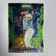 2019 Panini Prizm - Tier II Willy Adames #152 Lime Green Donut Circle Prizm /199