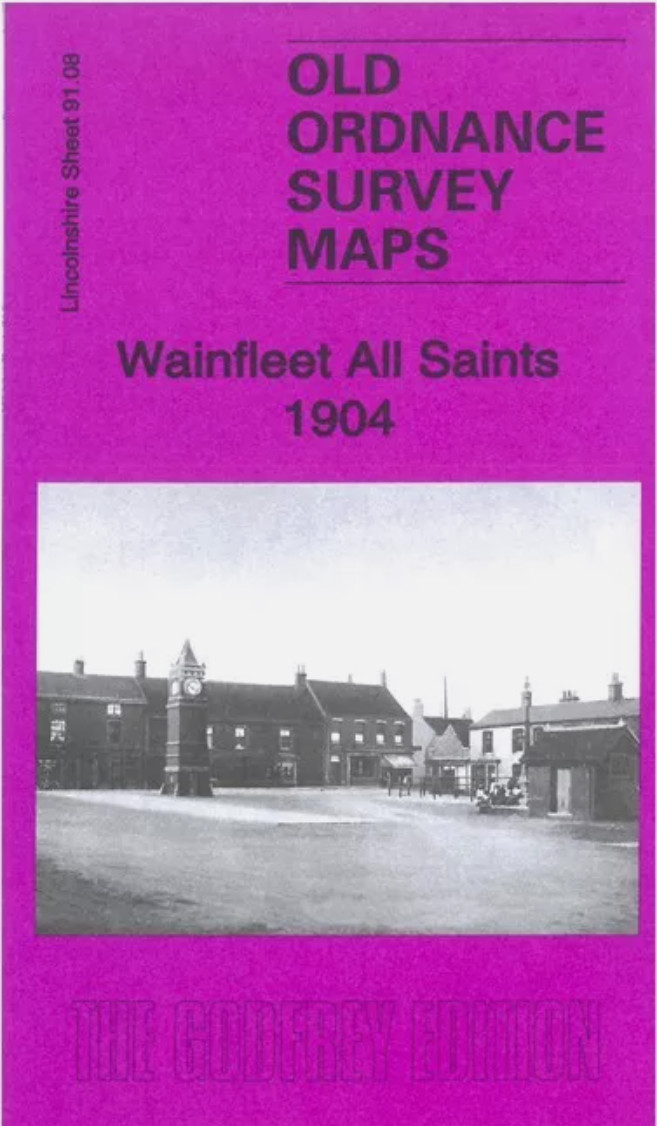 MAP OF Wainfleet All Saints 1904 Lincolnshire Sheet 91.08 by Alan Lamb NEW