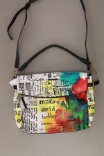 Desigual borsa per le signore bianco di similpelle