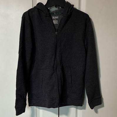 Tek Gear Ultrasoft Fleece Women s Full Zip Hoodie w/ Pockets Solid Gray L
