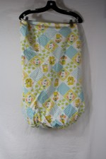 Vintage Crib Bedding Sheet Fitted Animals with Hats Kitchy Cutter Fabric