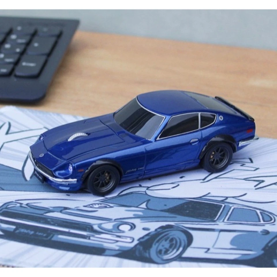 Nissan Fairlady 240Z Wireless PC Mouse Blue Original Pad Included New Unused - Image 2 of 4