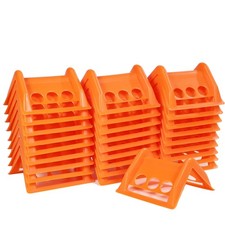 30 Pack Plastic Corner Protectors and Edge for 30 PACK, orange
