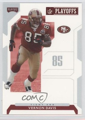 2007 Playoff NFL Playoffs Previews Bonus Pack Red Vernon Davis #B-6 9da