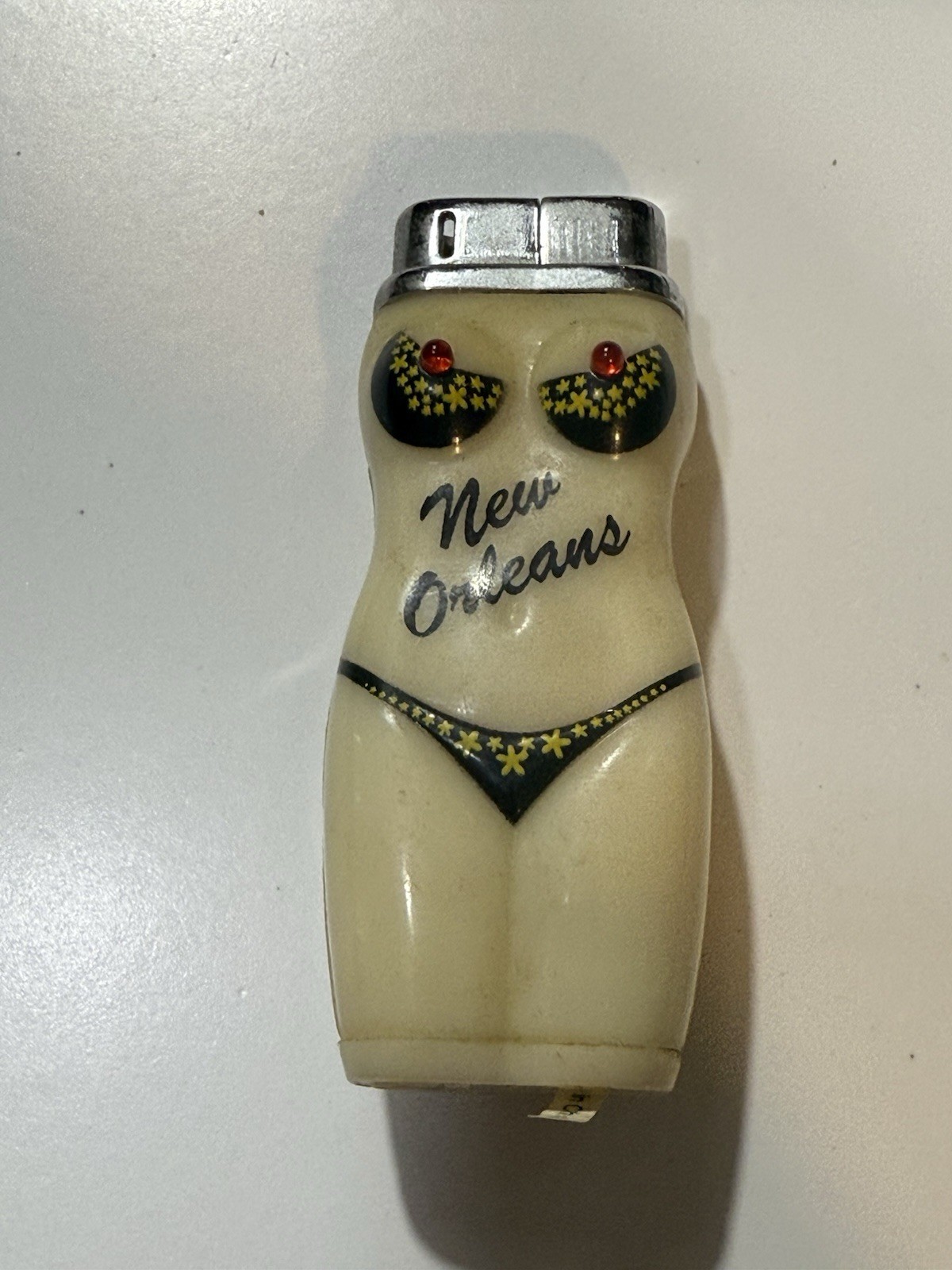Vintage New Orleans Lady cigarette lighter