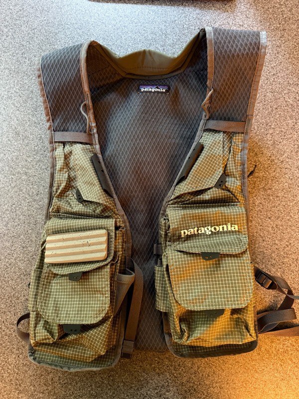 Patagonia Fly Fishing Hybrid Vest Pack Fly Fishing Vest Size L/XL - Rare