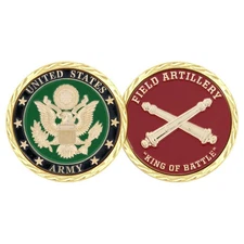 U.S. ARMY FIELD ARTILLERY KING OF BATTLE CHALLENGE COIN
