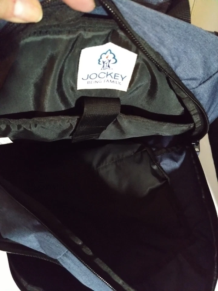 Mochila de bolso azul para laptop Jockey Being Family - Imagem 3 de 4