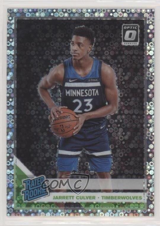 2019-20 Panini Donruss Optic Rated Rookie Fast Break Prizm Jarrett Culver #160