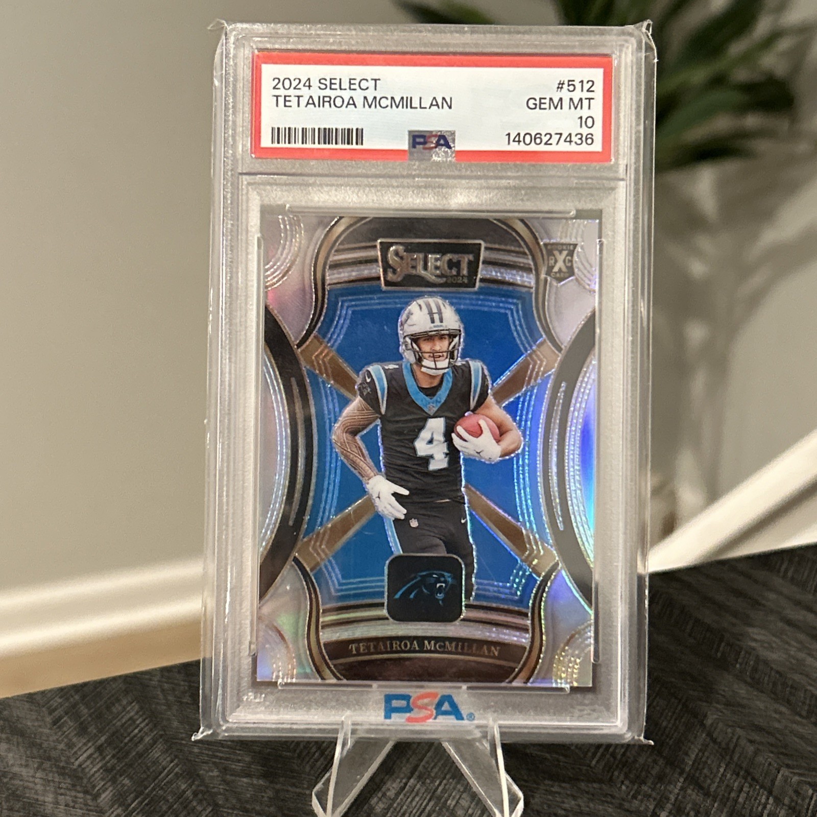 2024 Panini Select - 2025 Xrc Prizm Tetairoa McMillan OROY #512 (RC) ~ PSA 10 🔥