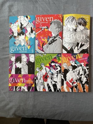 Given Manga Series Volumes 1-6 by Kizu Sublime Manga Condition