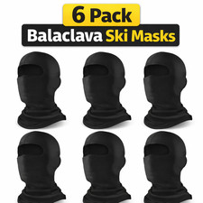6 Pack Balaclava Winter Face Mask Shiesty Ski Mask For Dog Walks Work Snow New