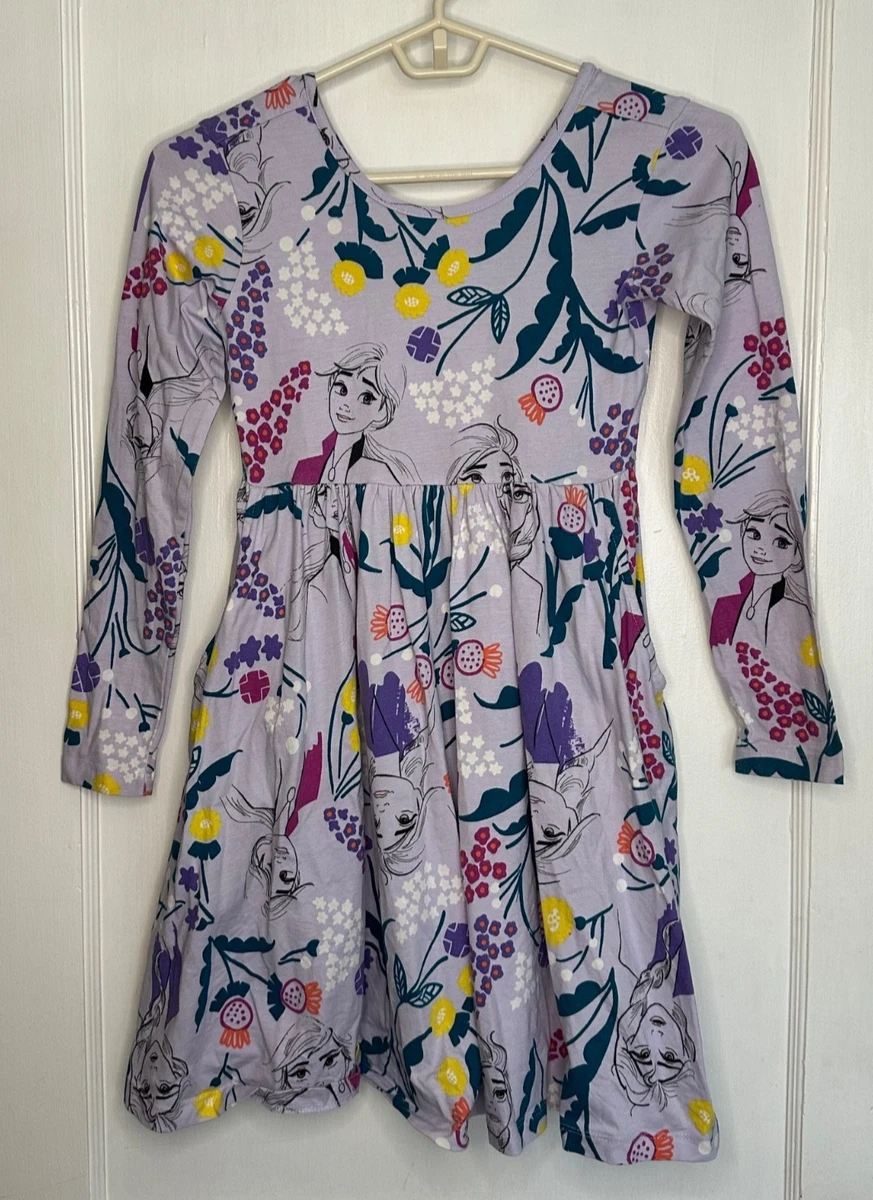 Jupe Fille Hanna Andersson – Taille 130, Coton, Imprimé Floral/rayures, été