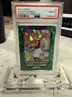 2024 Panini Prizm Emergent Green Ice Rookie Jayden Daniels #2 PSA 10