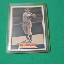 SCORE Joe DiMaggio The Rookie #2 of 5 Insert New York Yankees Baseball Card. rookie card picture