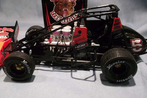 RARE 2017 DAVID GRAVEL # 5 GO MUDDY KNOXVILLE SPRINT CAR 1:18 R&R 181468 ACME - Picture 10 of 11