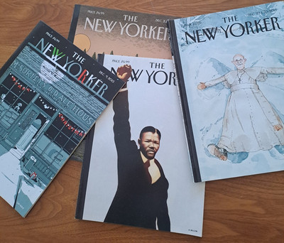 4 Zeitschriften The New Yorker Magazine Dez 2013 schöner Zustand, tolle Cover