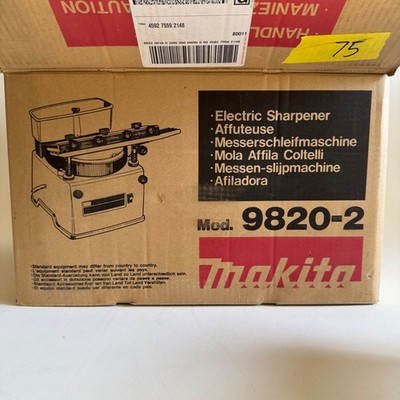 Makita 9820-2 Electric Blade Sharpener Horizontal Wet Stone