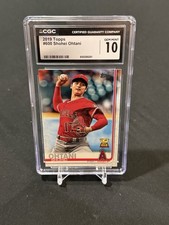 Topps 2019 Shohei Ohtani Rookie All-Star #600 Los Angeles Angels CGC 10 GEM MINT