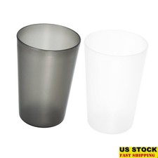 Large Capacity Cup Toothbrush Holder Lightweight Durable Easy Clean Stackable US