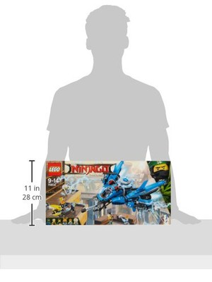 Lego 70614 NinjaGo Movie Jay's Lightning Jet Anime 876 Pieces