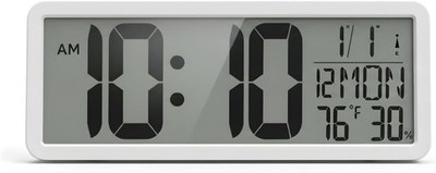 Atomic Digital Wall Clock Battery Operated Large Display | Automatic Time Set...