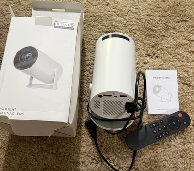 Home Cinema Outdoor Portable Projector New 4K Android 11 Dual Wifi Bundle