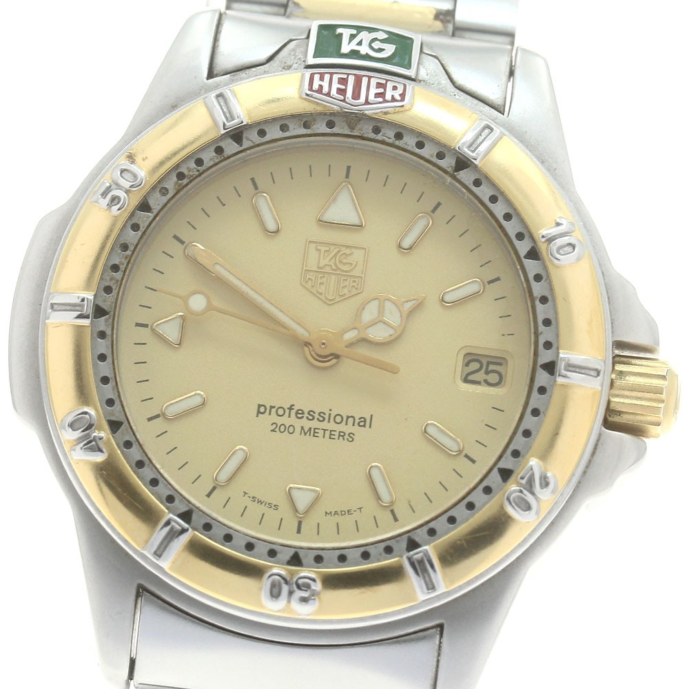 TAG HEUER WF1221-K0 Professional 200m Quartz Boys Size Unisex