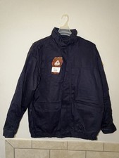 New Bulwark JLJ6NV2 FR Cat 3 Lined Jacket Navy Blue Coat XL Flame Resistant