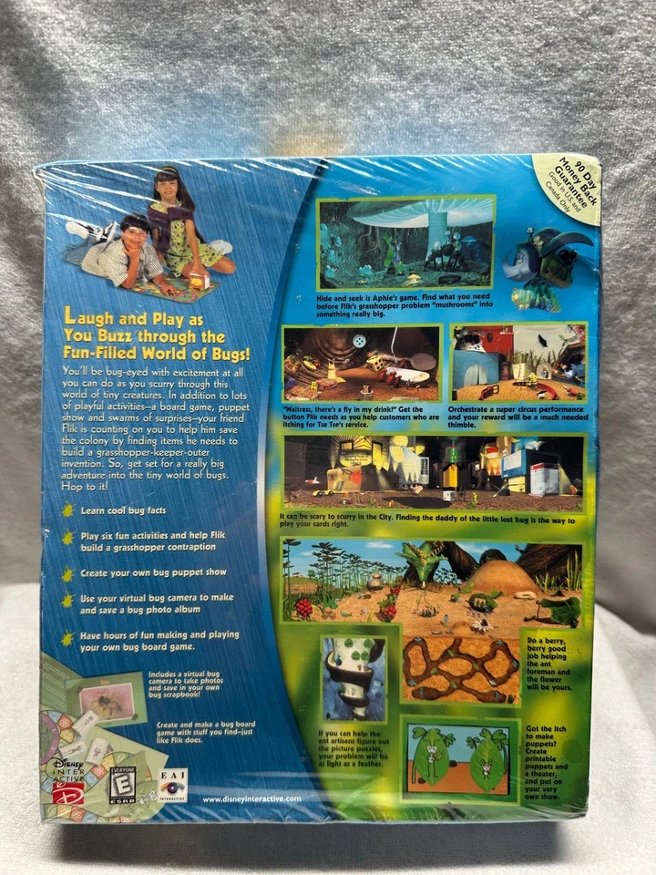 Disney A Bugs Life PC Nuevo Precintado Caja Grande Juego de Computadora Foto 2 de 4