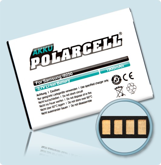 Polarcell Nfc Akku FüR Samsung Galaxy Nexus Prime Gt-I9250 GT-19250 EB-L1F2HVU-image