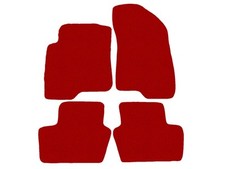 Fußmatten, Automatten für Jeep Compass I 2006-2016, Rot x14 Rand