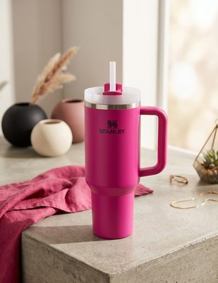 #ad Stanley 40oz Stainless Steel H2.0 Flowstate Quencher Tumbler water bottle Pink $29.99