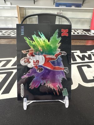 2025 Prizm Draft Picks Dylan Riola Black Colorblast Case Hit