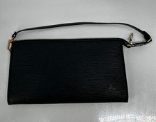 Louis Vuitton Pochette Accessoires Pouch Epi Black Leather