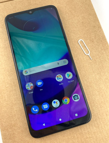 Motorola Moto E20 grau entsperrt 32GB 6,5" 13MP 2GB Android Smartphone gesprungen UK