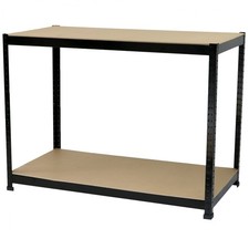 NEW! Industrial Heavy Duty Steel Metal Workbench Table Shelving Garage Shed