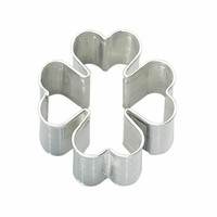 Birkmann Ausstechform Kleeblatt Ausstecher PläTzchenform Keks WeißBlech 6 Cm