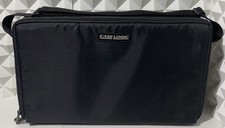 Vintage Case Logic 30 Cassette Soft Sided Zipper Carry Storage Case w/Strap