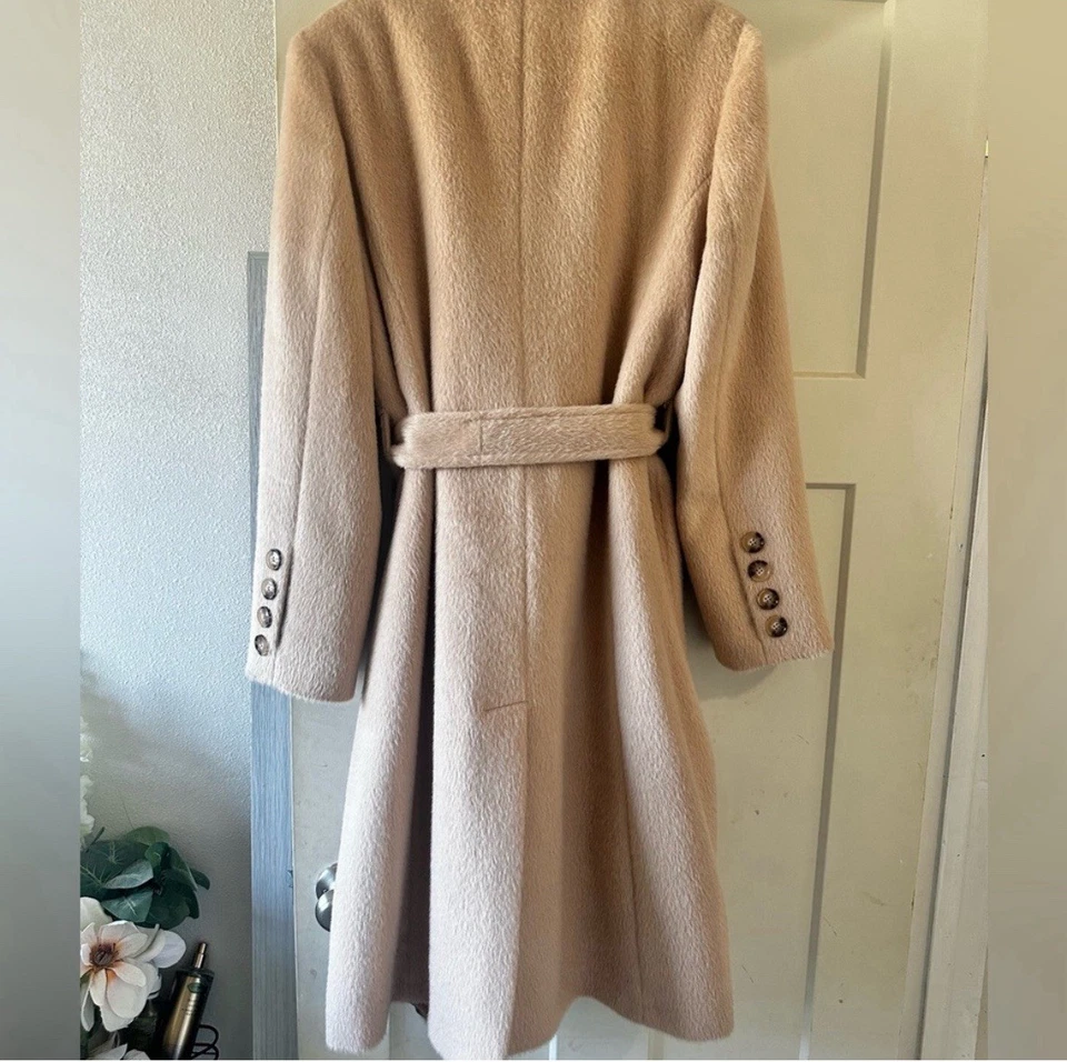 Katherine Kelly Alpaca Wool Trench Coat - Image 2 of 4