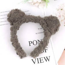 Ondder Brown Bear Ears Headband - Furry Cute 1 Count Pack of 1 , coffee