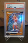 2024 Prizm Bo Nix RC Orange Disco #309 Broncos PSA 10