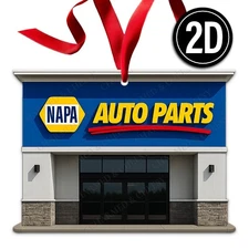 NAPA Auto Parts Acrylic Christmas Ornament Car Repair Store Tool Shop Gift 006