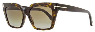 Tom Ford TF1030 Winona Polarized Sunglasses 52H Dark Havana 53mm FT1030